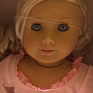 Adorable Pink Dress Doll with Blonde Hair